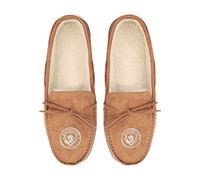 FOCO Manchester City FC Moccasin Slippers Suede, Men's Size Small, UK 6-7