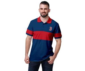 FOCO MLB Polo à manches courtes en coton pour homme avec logo primaire sous licence officielle, Boston Red Sox, XX-Large