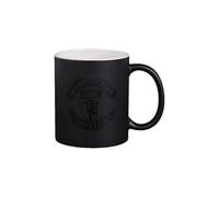 FOCO Mug noir brillant sous licence officielle Manchester United FC Football