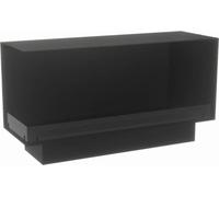 Foco Myst Four 800 Cheminée électrique - Noir, verre de 15 cm, télécommande - Sans chaleur, économie d'énergie - selon variante