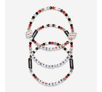 FOCO NASCAR Kyle Busch Lot de 3 bracelets d'amitié pour femme