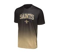 FOCO New Orleans Saints NFL Gradient Mesh Jersey Short Sleeve Herren T-Shirt