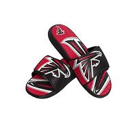 FOCO NFL Atlanta Falcons Gel de douche sport pour homme Glissière Flip Flop SandalsSport Gel de douche Flip Flop Sandals Colorblock Big Logo, S (7-8), (Modèle: FFSSNFCBBLGGEL)