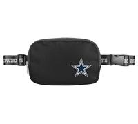 FOCO NFL Grand sac à bandoulière noir avec logo de l'équipe, Dallas Cowboys, 5 x 2 x 7 inches
