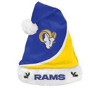 FOCO NFL Los Angeles Rams 2017 Bonnet de Père Noël en peluche