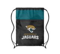 FOCO NFL Sac à dos unisexe avec cordon de serrage et poche zippée, Jacksonville Jaguars, One Size, Sacs à dos de jour