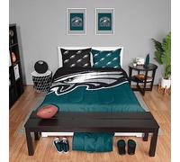 FOCO NFL Team Logo Bed in a Bag Comforter Bedding 3-Piece Full Set Literie Mixte Adulte, Couleur de l'équipe