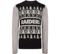 FOCO NFL Ugly Sweater Xmas Pull en Tricot - Las Vegas Raiders