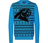 FOCO NFL Winter Sweater Xmas Knit Pullover - Carolina Panthers