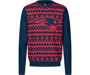 FOCO NFL Winter Sweater Xmas Knit Pullover - New England Patriots