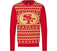 FOCO NFL Winter Sweater Xmas Knit Pullover - San Francisco 49ers