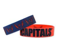 FOCO NHL Unisexe Bulk élastiques Bracelet Lot de 2, Mixte, Team Color, Taille Unique