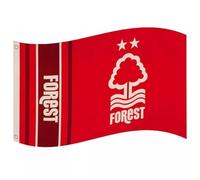 FOCO Nottingham Forest FC Drapeau de l'équipe de sport, vert, rouge, logo, Premier League anglaise, pliable, polyester, montage sur mât, lavable en machine