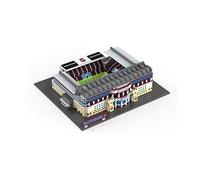 FOCO Offizielles Lizenzprodukt West Ham United The Boleyn Ground FC BRXLZ-Steine 3D-Fußballstadion BAU-Set