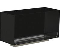 Foco One 1000, Foyer encastrable au bioéthanol pour le mur, simple face, chambre de combustion manuelle ou automatique, 4,4 kW