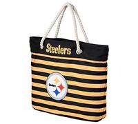 FOCO Pittsburgh Steelers NFL Sac fourre-tout à rayures nautiques