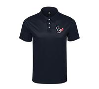 FOCO - Poloshirt NFL pour homme, produit officiel sous licence, manches courtes, polyester, couleur logo principal, performance, M