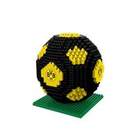 FOCO Produit officiel BRXLZ Briques de football 3D dans des couleurs alternatives du club (Borussia Dortmund)