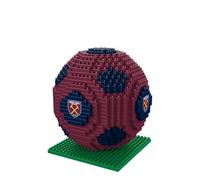FOCO Produit Officiel West Ham United FC BRXLZ Jouet de Construction de Football 3D dans Une Couleur d'équipe Alternative