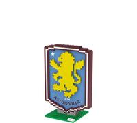 FOCO Produit sous Licence Officielle Aston Villa FC BRXLZ Logo 3D Bricks Jouet de Construction Modèle