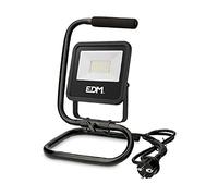 EDM Projecteur LED sur pied Black Series 30W 2370 lm 4000K lumière du jour