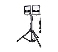 FOCO PROYECTOR LED CON TRIPODE 2x30W 2x2370lm 6400K LUZ FRIA BLACK SERIES EDM