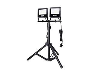 FOCO PROYECTOR LED CON TRIPODE 2x30W 2x2370lm 6400K LUZ FRIA BLACK SERIES EDM