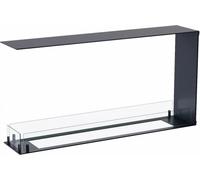 Foco Room Divider 1000 Slim, noir, 100x50x20 cm, brûleur bioéthanol, 7,5 heures de combustion
