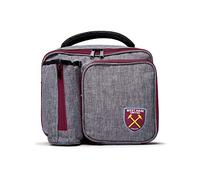 FOCO Sac à déjeuner gris avec porte-bouteille West Ham United FC sous licence officielle