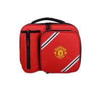FOCO Sac à déjeuner sous licence officielle Manchester United FC Core Stripe avec porte-bouteille