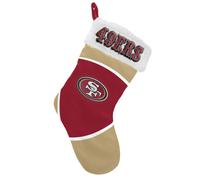 FOCO SAN FRANCISCO 49ERS NFL Christmas Stocking - Basage des vacances en edition limitee en peluche - Montrez votre esprit avec des decorations d