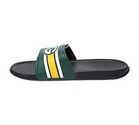 FOCO Sandales à enfiler à rayures pour hommes NFL Team Logo Sport Legacy