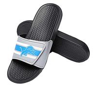 FOCO Sandales à enfiler à rayures pour hommes NFL Team Logo Sport Legacy