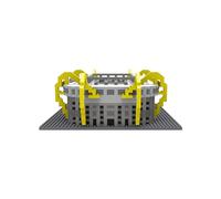 FOCO sous Licence Officielle Borussia Dortmund BRXLZ Briques 3D Mini Stade de Football Ensemble de Construction