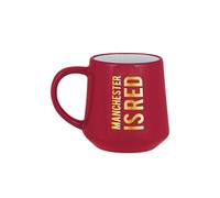 FOCO Produit sous licence officielle Manchester United FC Slogan Métallique Grand Socle Football Tee Tasse à café