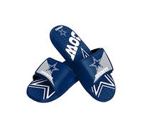 FOCO Tongs de sport en gel pour homme New Orleans Saints NFL Wordmark - S, Homme, FFSSNFCBBLGGEL, Grand logo Colorblock, 13-14
