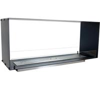 Foco Two 1200, bioéthanol double face pour mur, brûleur manuel ou automatique, 6,2 kW