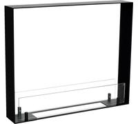 Foco Two 600 Ultra Slim, cheminée au bioéthanol, largeur 40 cm, flammes visibles des deux côtés, jusqu'à 7 heures de combustion, 2 kW