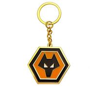 FOCO Wolverhampton Wanderers FC Porte-clés, Multicolore, Approx 40mm x 30mm