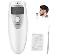focombance Ethylotest Electronique, Ethylotest Electronique Homologué NF Ethylometre Alcootest Ethylometre Portable Acohol Tester pour la Maison et Les fêtes