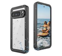 FocRelaxer Coque pour Google Pixel 10 Pro XL, étanche IP68, résistante aux chocs, aux chutes, à la neige, au sable, à la poussière, protection intégrale à 360 degrés, robuste pour l'extérieur, noir