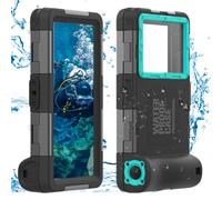 FocRelaxer Universel Pochette Étanche Coque Téléphone Plongée Étui 20M IPX8 Housse pour iPhone 14 13 Pro Max XR Samsung S23 S22 Ultra Huawei Google OnePlus Xiaomi Redmi Oppo Motorola LG Bleu
