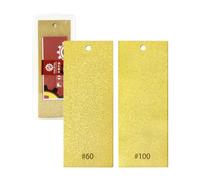 FOCSTOL Bloc Diamanté 2 Pièces Plat Grain 60/70 et 100 | Tampon Diamanté Manuel, Brasé sous Vide pour Carrelage, Marbre, Granit, Quartz, Pierre, Ponçage et Ébavurage