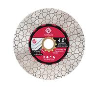 FOCSTOL Disque Diamant Carrelage 115mm - Double Face Coupe Meulage Lame Scie Diamant pour Porcelaine Céramique Marbre Granit Pierre Artificielle