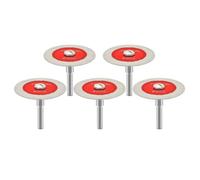 FOCSTOL Mini Disque Diamant pour Verre - 5 pièces 50mm Lame de Diamantée avec Tige Ronde 6mm pour Verre, Jade, Cristal, Bouteille, Carrelage, Céramique