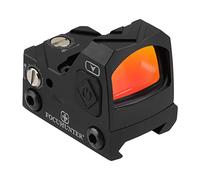 FOCUHUNTER 1x22 Mire Point Rouge Mini viseur réflexe 2MOA Viseur Optique Compact avec Montage sur Rail Picatinny et Plaque de Montage GK 12 Niveaux de luminosité Ajustables (Forme du Cadre 3)