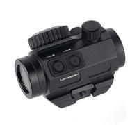 FOCUHUNTER Optics Rifle Scope 1 X 25 viseur Point Rouge/Vert, résistant au Brouillard et aux Chocs 3MOA Sight Tactique 20mm Picatinny Fusil Orbital de visée pour la Chasse