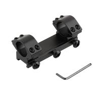 FOCUHUNTER Support de caméra, Anneaux de Montage en Aluminium, Tube de 25,4 mm, Anneaux discrets de 2,5 cm pour Rail Picatinny de 20 mm, léger pour Jeux Sportifs en extérieur