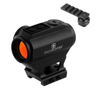 FOCUHUNTER Viseur Point Rouge pour Appareil Photo 1x22 mm avec Support de Rail Picatinny 21 mm, viseur Point Rouge à Activation par secousse 3 MOA avec Support de Griffe pour Appareil Photo