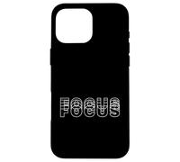 Focus Concentré Flou Coque pour iPhone 16 Pro Max